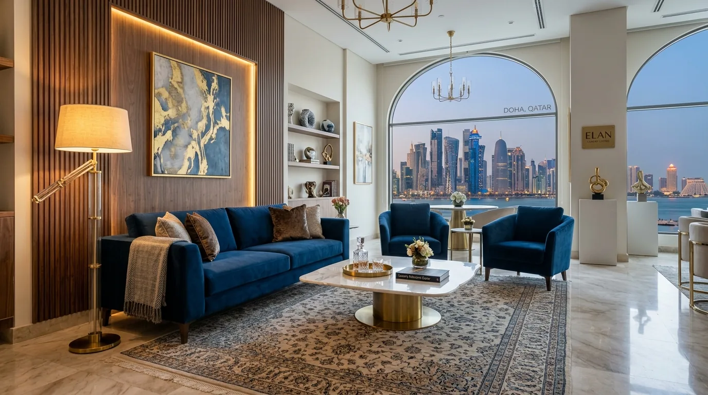 Luxury Living Room and Residential Furniture Qatar