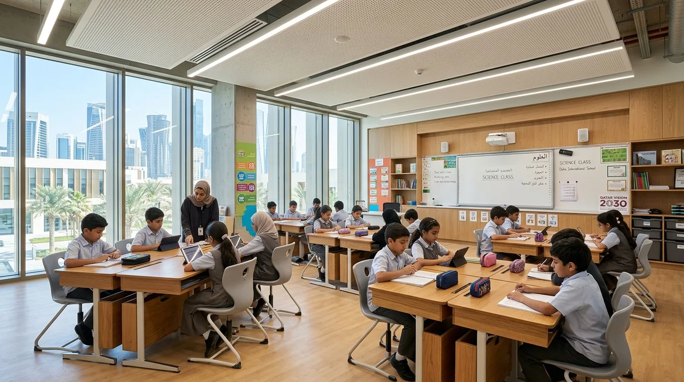 Modern Educational Institution Classroom Furniture Qatar