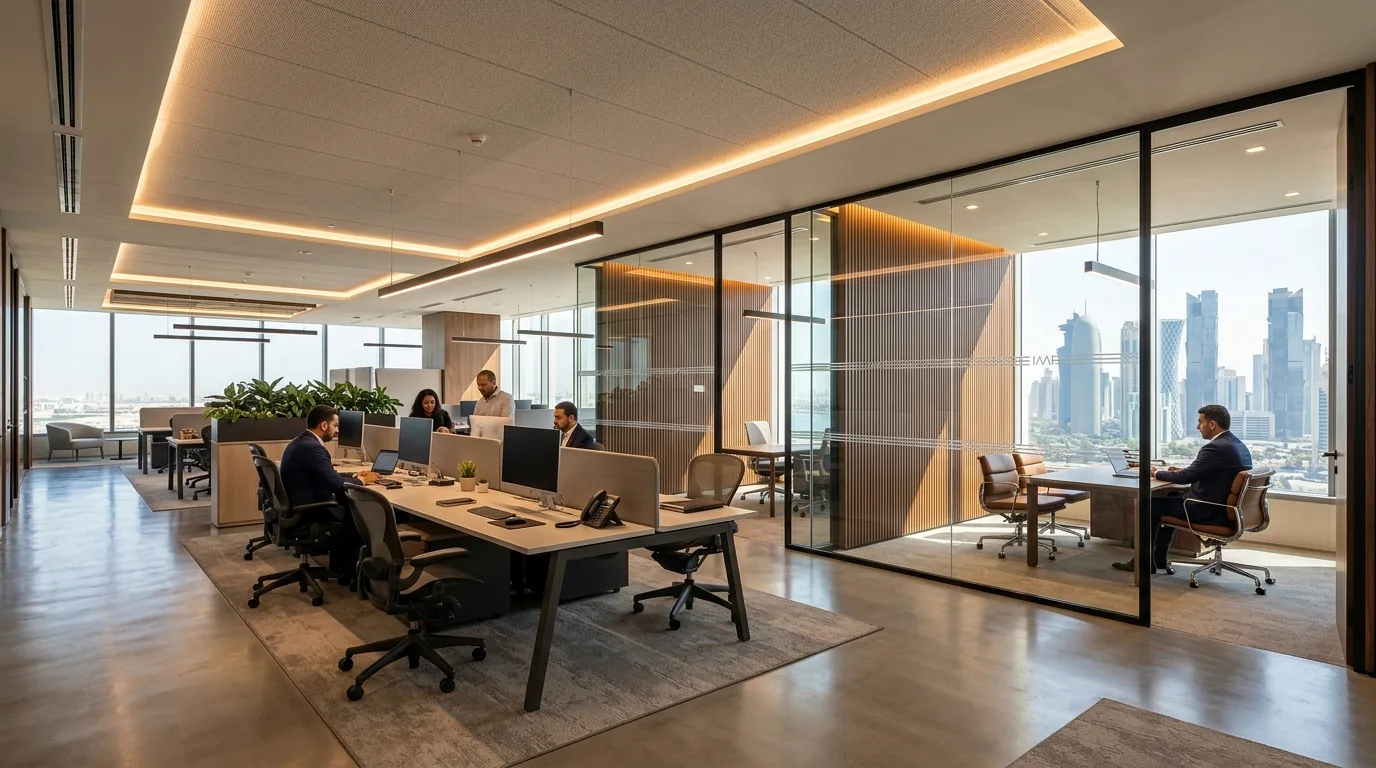 Turnkey Office Fit-Out Qatar by Royal Plus Furniture